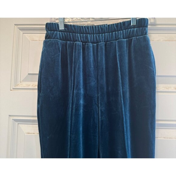 INC international Concepts Women Velvet Stretch Jogger Pant Blue Size S - Picture 6 of 10